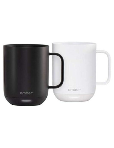 Paquete de 2 Tazas Ember Inteligentes 10 oz - Negro y Blanco