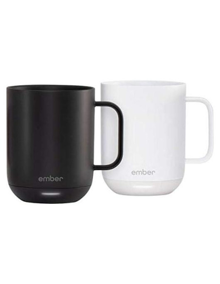 Paquete de 2 Tazas Ember Inteligentes 10 oz - Negro y Blanco Paquete de 2 Tazas Ember Inteligentes 10 oz - Negro y Blanco