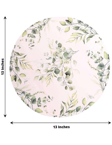 Platos Desechables Ecológicos Efavormart 6 Unidades 33 cm