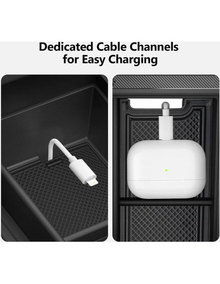 Bandeja Organizadora Consola Central Tesla 2025 Cybtkcar