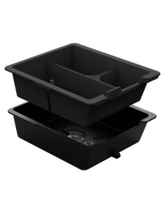 Organizador de Consola Central HALOBLK HL02B Negro 20x16cm
