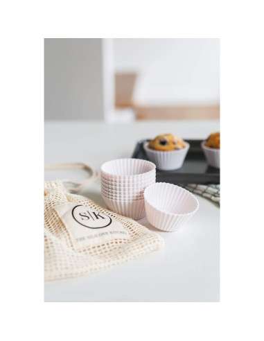 Moldes de Silicona Reutilizables La Cocina de Silicona 12 Pzs