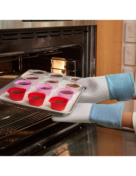 Moldes de Silicona para Cupcakes GIR Menta Helada - 12 Pzas