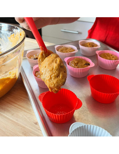 Moldes de Silicona para Cupcakes GIR Menta Helada - 12 Pzas