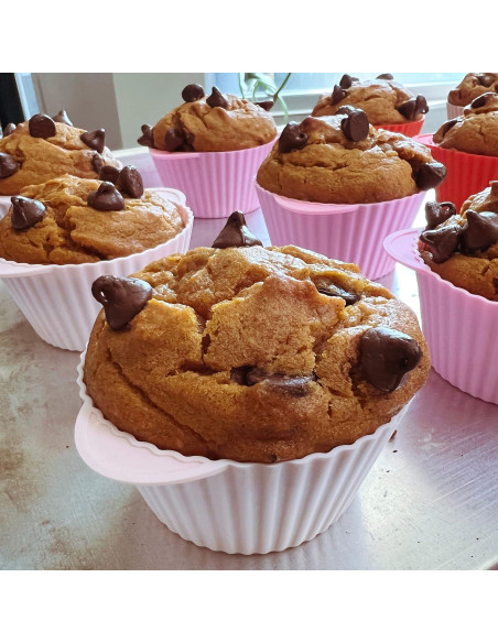 Moldes de Silicona para Cupcakes GIR Menta Helada - 12 Pzas