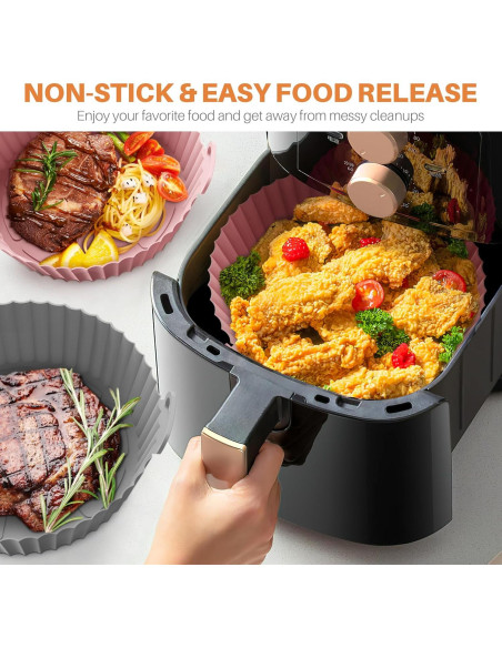 Rejillas de Silicona ME.FAN para Freidora de Aire 21.5 cm