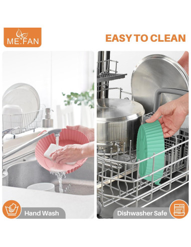 Rejillas de Silicona ME.FAN para Freidora de Aire 21.5 cm