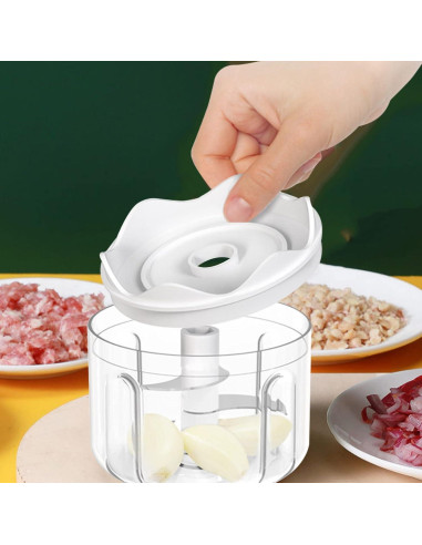 Picadora de Alimentos Mini Pogeair Inalámbrica 3 Tazas 100/250/350ml