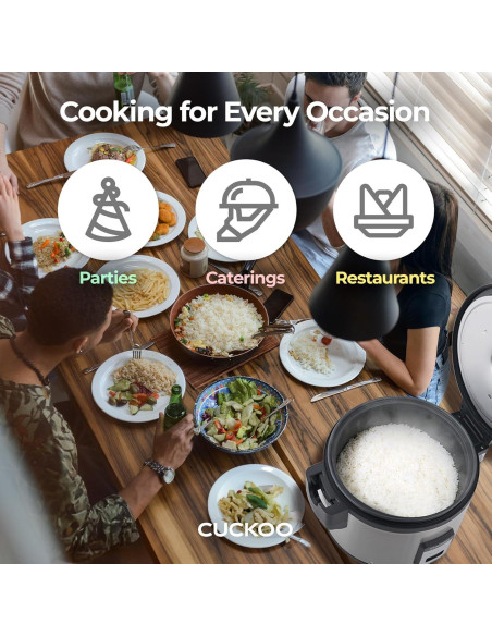 Cocina de Arroz Comercial CUCKOO CR-3032 60 Copas Antiadherente