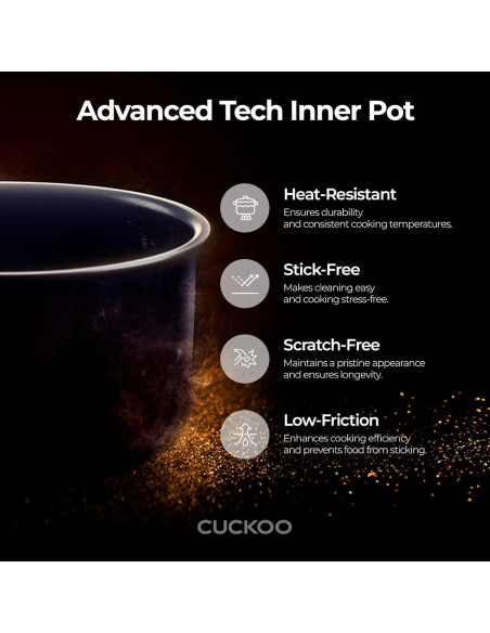 Cocedor de Arroz Eléctrico CUCKOO CR-0671V 12 Tazas Antiadherente