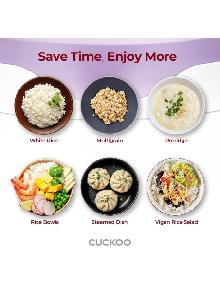 Cocedor de Arroz Eléctrico CUCKOO CR-0671V 12 Tazas Antiadherente