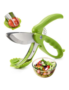Tijeras para Ensalada ALEXPHY Acero Inoxidable Verde