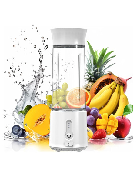 Licuadora Portátil Sonhomay 500ml Recargable USB Acero Inoxidable