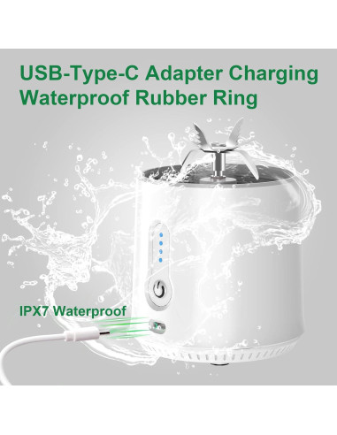 Licuadora Portátil Sonhomay 500ml Recargable USB Acero Inoxidable