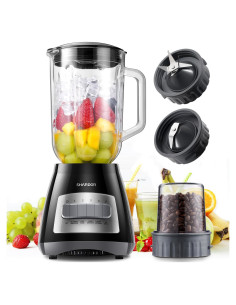 Licuadora SHARDOR 700W Tarro de Vidrio 1.5L 9 Funciones