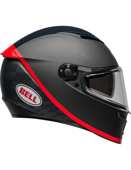 Casco Bell Lithium MIPS Mate Rojo/Negro Mediano