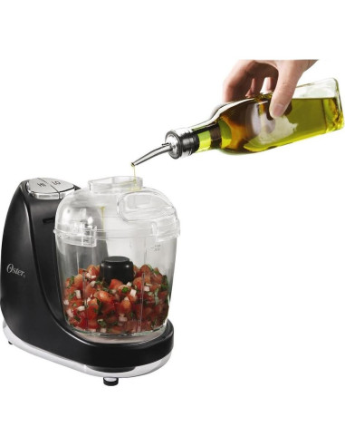 Picadora Mini Oster FPSTMC3321 3 Tazas 0.71L Negra