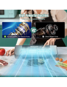 Sellador al Vacío MDHAND Automático Acero Inoxidable 158g 2