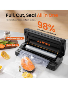 Sellador al vacío Topzee V3550 90kpa Acero Inoxidable 2