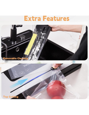 Máquina Selladora al Vacío Food Saver Blanca 50 Bolsas