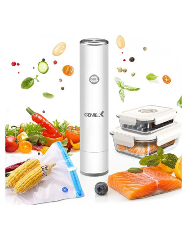 Sellador de Vacío de Mano GENIEX Recargable Inalámbrico