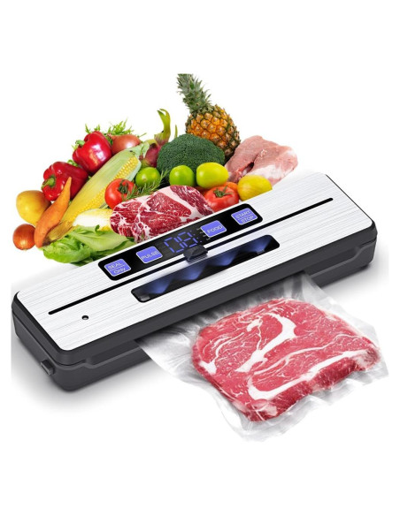 Máquina de Sellado al Vacío Jawploy AP-25 8 en 1 con 15 Bolsas