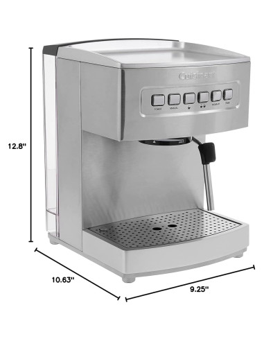Cuisinart EM-200NP1 Máquina de Espresso 15 Bares Acero Inoxidable