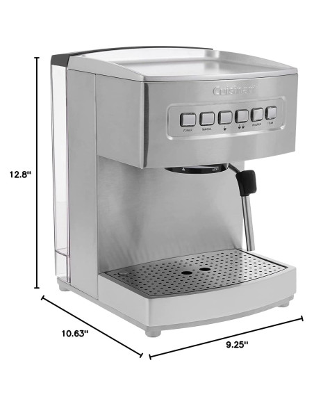 Cuisinart EM-200NP1 Máquina de Espresso 15 Bares Acero Inoxidable