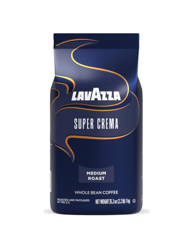 Café en Grano Lavazza Super Crema 997 g Tostado Medio