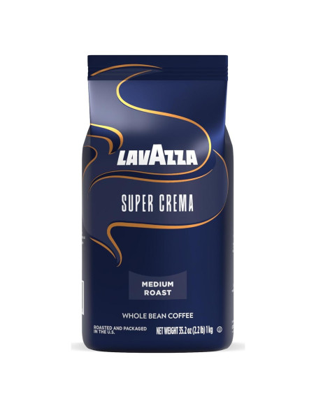 Café en Grano Lavazza Super Crema 997 g Tostado Medio