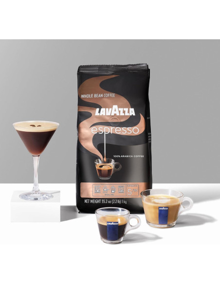 Café en Grano Lavazza Espresso 100% Arábica 1 kg Tostado Medio