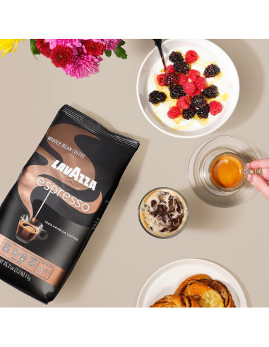 Café en Grano Lavazza Espresso 100% Arábica 1 kg Tostado Medio
