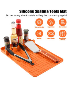 Alfombrilla de Silicona Barbqtime 40x27 cm Antideslizante 2