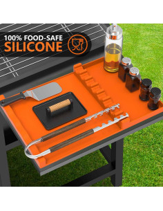 Alfombrilla de Silicona JIUBAR para Parrilla Blackstone 30x46cm 2