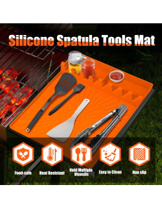 Alfombrilla de Silicona Nuorest 40x29 cm para Parrilla 2