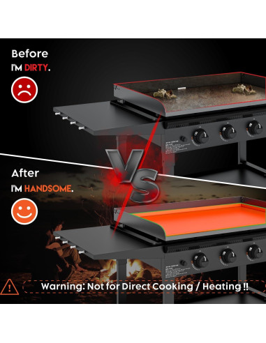 Alfombrilla de Silicona Alawooder 36" para Plancha Blackstone