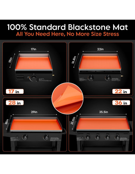 Alfombrilla de Silicona Alawooder 36" para Plancha Blackstone