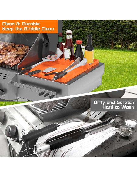 Alfombrilla de Silicona para Parrilla Blackstone 43x29 cm