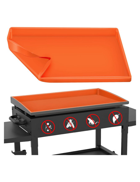 Alfombrilla de Silicona HONSREO 91,44 cm Naranja para Plancha