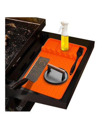 Tapete de Silicona IHVATO 40x27cm Antideslizante para Parrilla