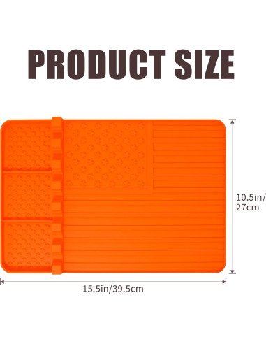 Tapete de Silicona IHVATO 40x27cm Antideslizante para Parrilla