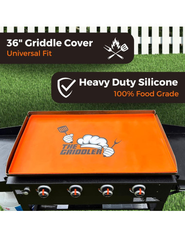 Alfombrilla de Silicona The Griddler 36" Universal Naranja