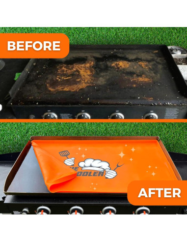 Alfombrilla de Silicona The Griddler 36" Universal Naranja