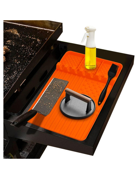 Tapete de Silicona IHVATO 40x27cm Antideslizante para Parrilla