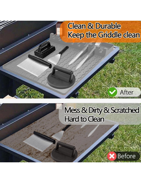 Alfombrilla de Silicona para Parrilla Blackstone 40x29cm