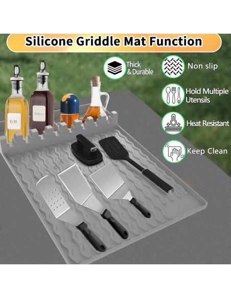 Alfombrilla de Silicona para Parrilla Blackstone 40x29cm