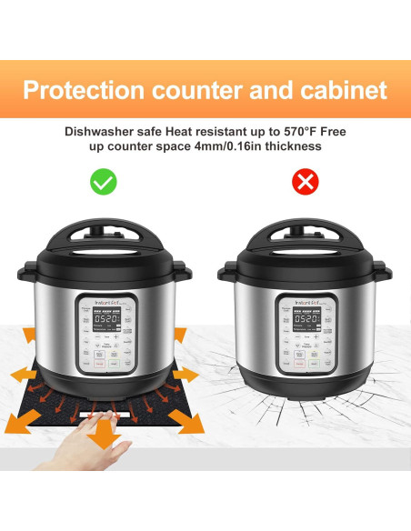 Alfombrilla Resistente al Calor SIUDANGKA 30x35.5 cm 2 Pcs