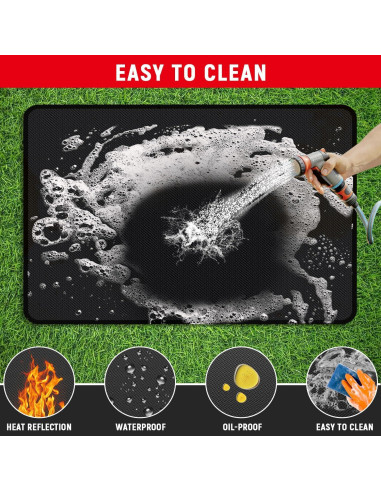 Mat protector para parrilla Rumlick 121,9 x 76,2 cm