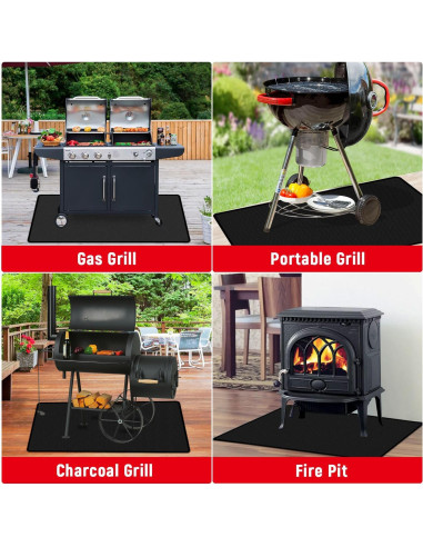 Mat protector para parrilla Rumlick 121,9 x 76,2 cm