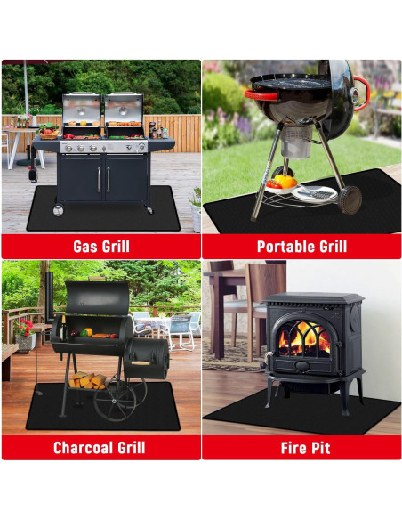 Mat protector para parrilla Rumlick 121,9 x 76,2 cm